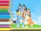 Spel Coloring Book: Bluey And Bingo Holiday på nätet