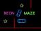 Spel Neon Car Maze på nätet