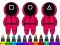 Spel Coloring Book: Squid Game Mask på nätet