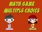 Spel Math Game Multiple Choice på nätet