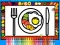 Spel Color and Decorate Dinner Plate på nätet