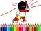 Spel Back To School: Hero Coloring Book på nätet