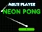 Spel Neon Pong Multi Player på nätet