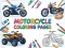Spel Motorcycle Coloring Pages på nätet