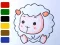 Spel Baby sheep ColoringBook på nätet