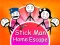 Spel Stickman Home Escape på nätet