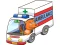 Spel Cartoon Ambulance Puzzle på nätet