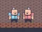 Spel 2 Player Red Blue Pirates på nätet