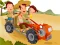 Spel Cartoon Tractor Puzzle på nätet