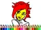 Spel Back To School: Cute Girl Coloring på nätet