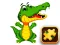 Spel Aligator Puzzle på nätet