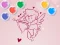 Spel Bubble Shooter Valentine på nätet