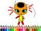 Spel Back To School: Dotted Girl Coloring på nätet