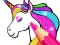 Spel Unicorn Coloring Book Glitter på nätet