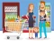 Spel Happy Shopping Jigsaw på nätet