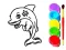 Spel Dolphin Coloring Book på nätet