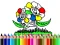 Spel Back to School: Flowers Coloring på nätet