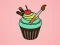 Spel Yummy Cupcake Coloring på nätet