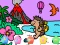 Spel Color By Code Volcano Hedgehog på nätet