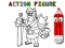 Spel Back To School: Action Figure Coloring på nätet