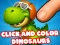 Spel Click And Colors Dinosaurs på nätet