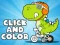 Spel Click And Color Dinosaurs på nätet