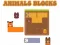 Spel Animals Blocks på nätet