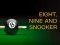 Spel Nine, eight and snooker på nätet