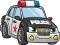 Spel Cartoon Police Cars Puzzle på nätet
