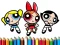 Spel PowerPuff Girls Coloring Book på nätet