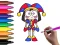 Spel Pomni Coloring Time på nätet