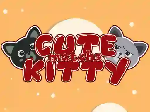 Spel Cute Kitty Match 3 på nätet