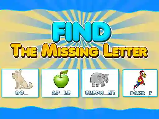 Spel Find The Missing Letter på nätet