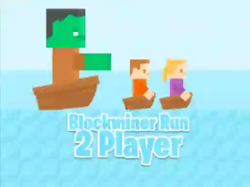 Spel Blockminer Run  2 player på nätet