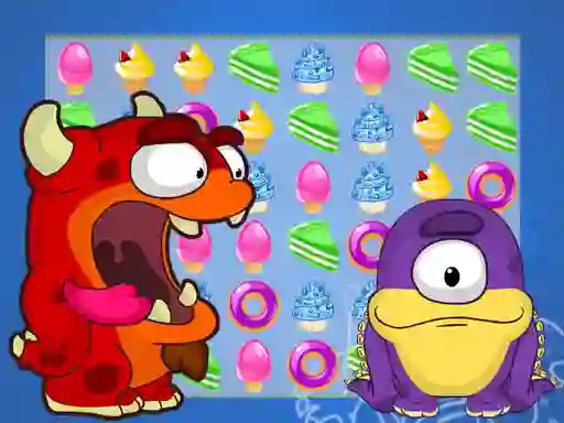 Spel Candy Monster Match 3 på nätet