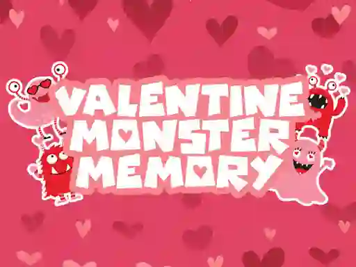 Spel Valentine Monster Memory på nätet