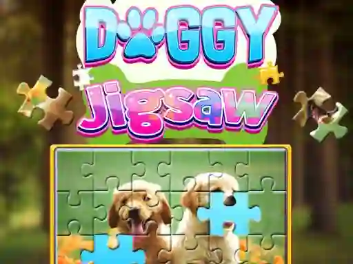 Spel Doggy Jigsaw på nätet