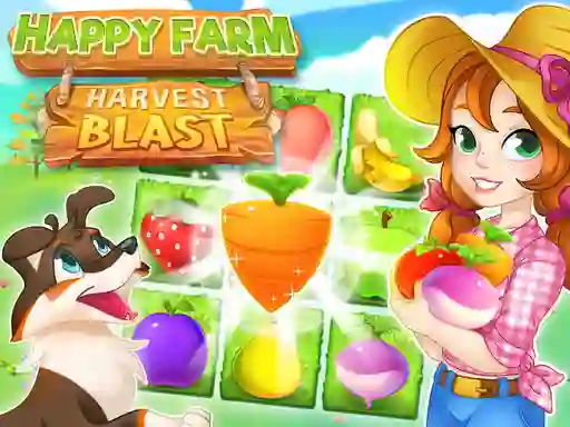 Spel Happy Farm Harvest Blast på nätet