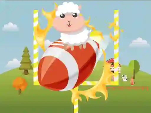 Spel Animals Rugby Flick på nätet