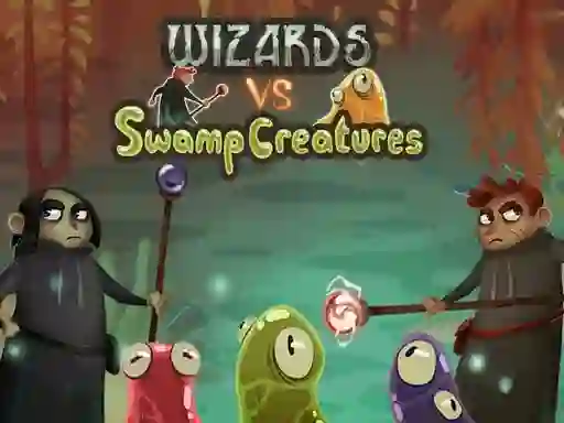 Spel Wizards vs swamp creatures på nätet