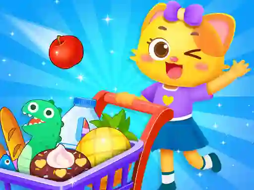 Spel Supermarket Shopping For Kids på nätet