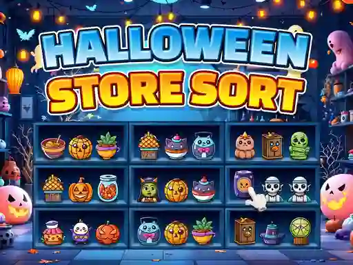 Spel Halloween Store Sort på nätet