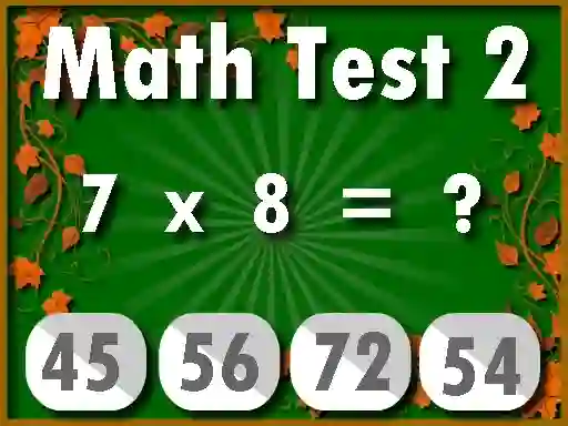 Spel Math Test 2 på nätet