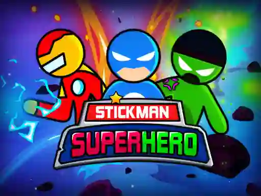 Spel Stickman Super Hero på nätet