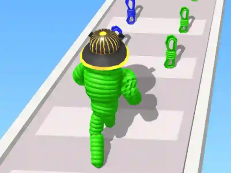 Spel Rope-Man Run 3D på nätet