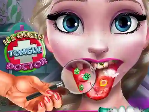 Spel Ice Queen Tongue Doctor på nätet