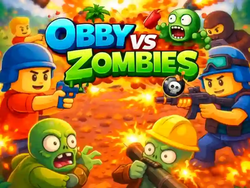 Spel Obby vs Zombies på nätet