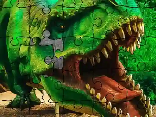 Spel Dino Park Jigsaw på nätet