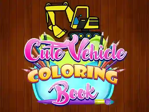 Spel Cute Vehicle Coloring Book på nätet