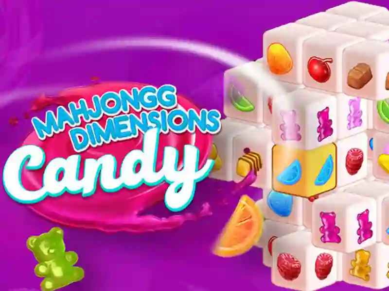 Spel Candy 3D Mahjong på nätet